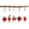 Wool Mouse Ornament, Set of 5