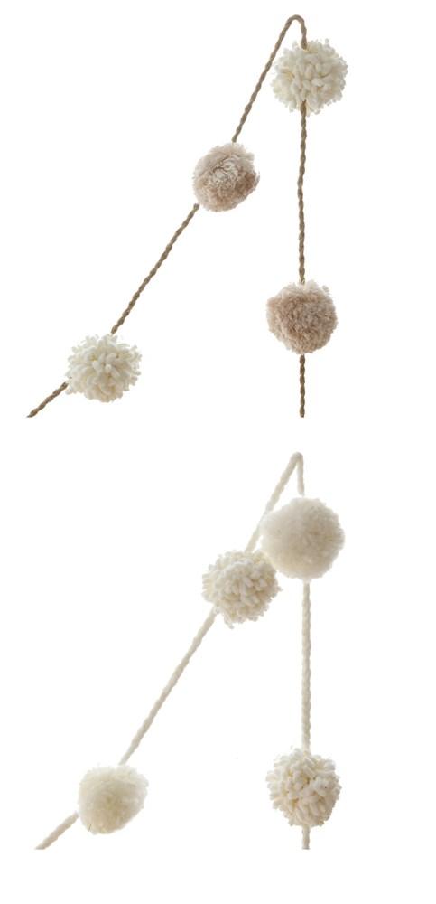 Pom Pom Garland in Various Colors