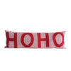 "Ho Ho" Applique Lumbar Pillow, Red