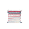 Cotton Knit Striped Pillow, Multicolored