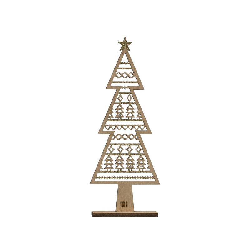 Wood Laser Cut Tree, in Various Sizes