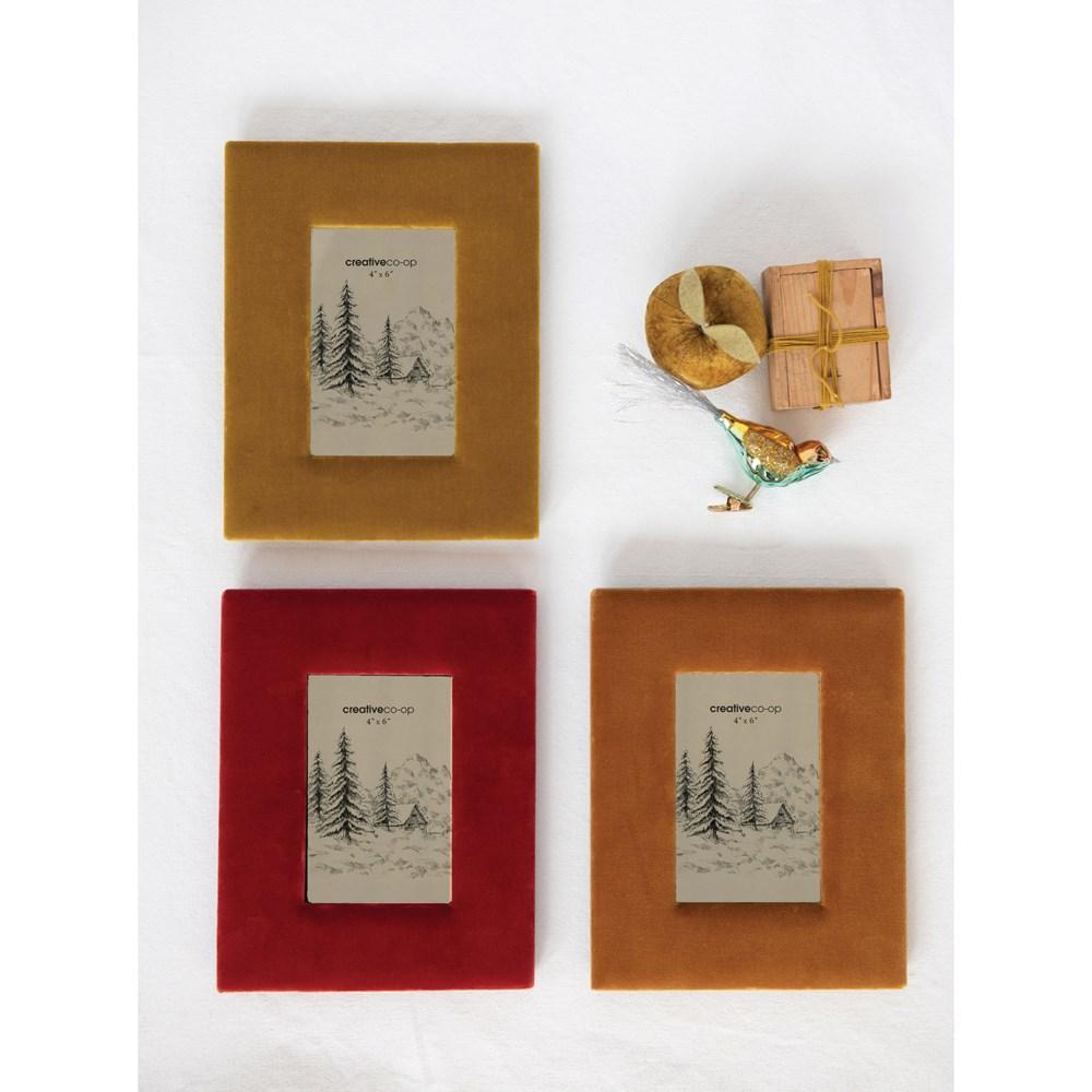 Velvet Photo Frame in Various Colors