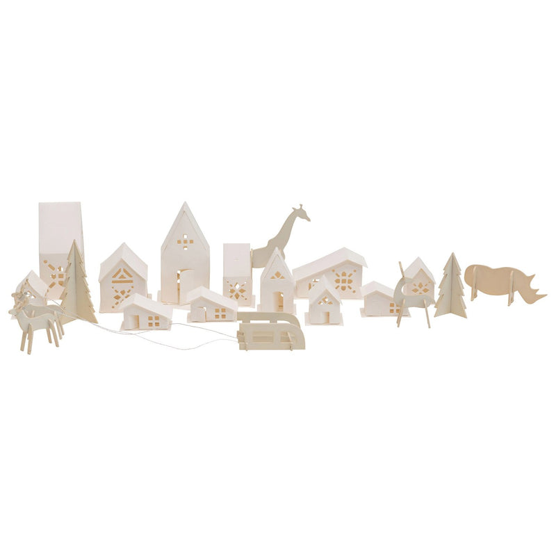 Paper Village, Set of 18