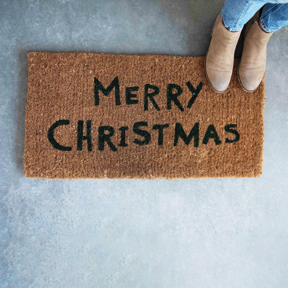 Merry Christmas Door Mat