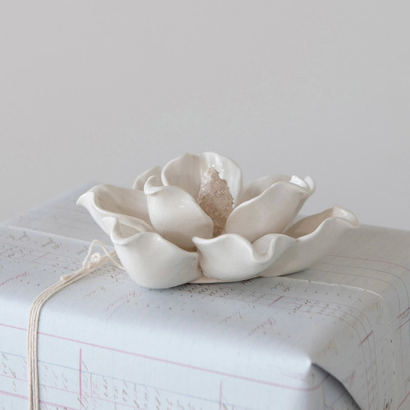 Handmade Stoneware Magnolia