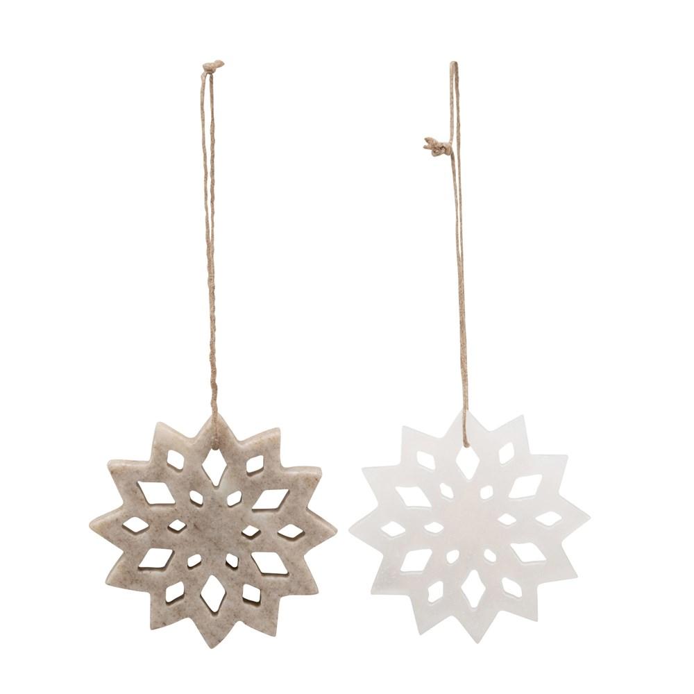 Snowflake Ornament in Various Colors