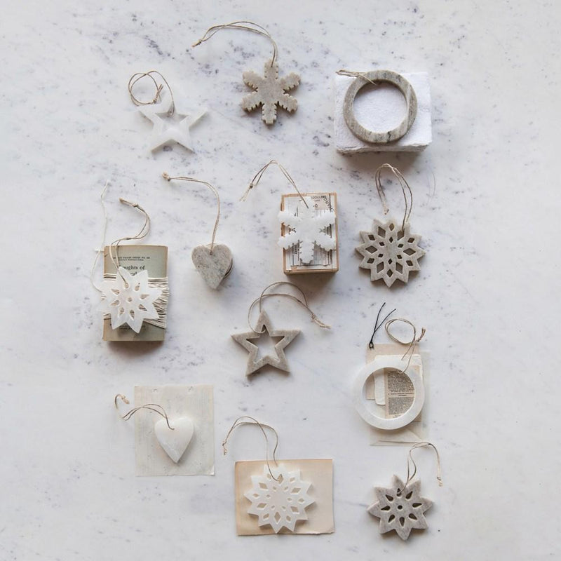 Snowflake Ornament in Various Colors