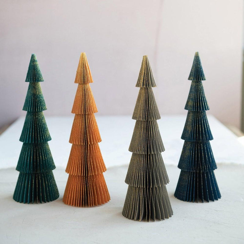 Paper Honeycomb Tree in Various Colors