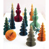 Paper Honeycomb Tree in Various Colors