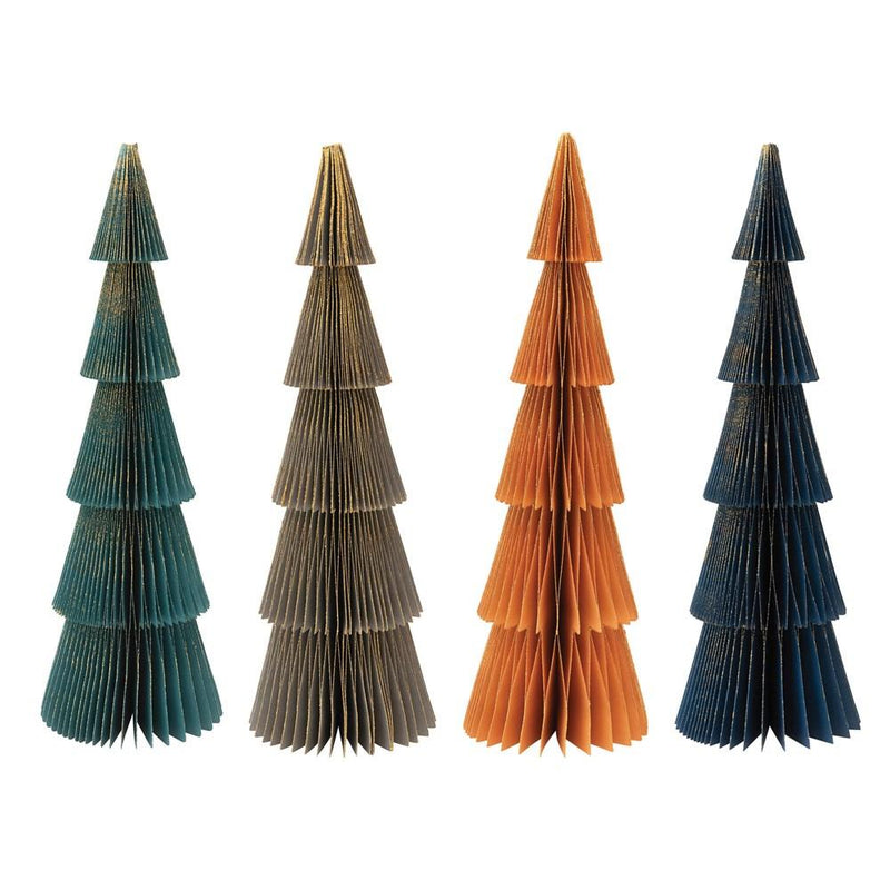 Paper Honeycomb Tree in Various Colors