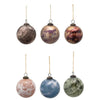 Marbled Ball Ornaments, in Various Sizes