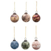 Marbled Ball Ornaments, in Various Sizes