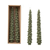 tree shaped taper candles unscented 1