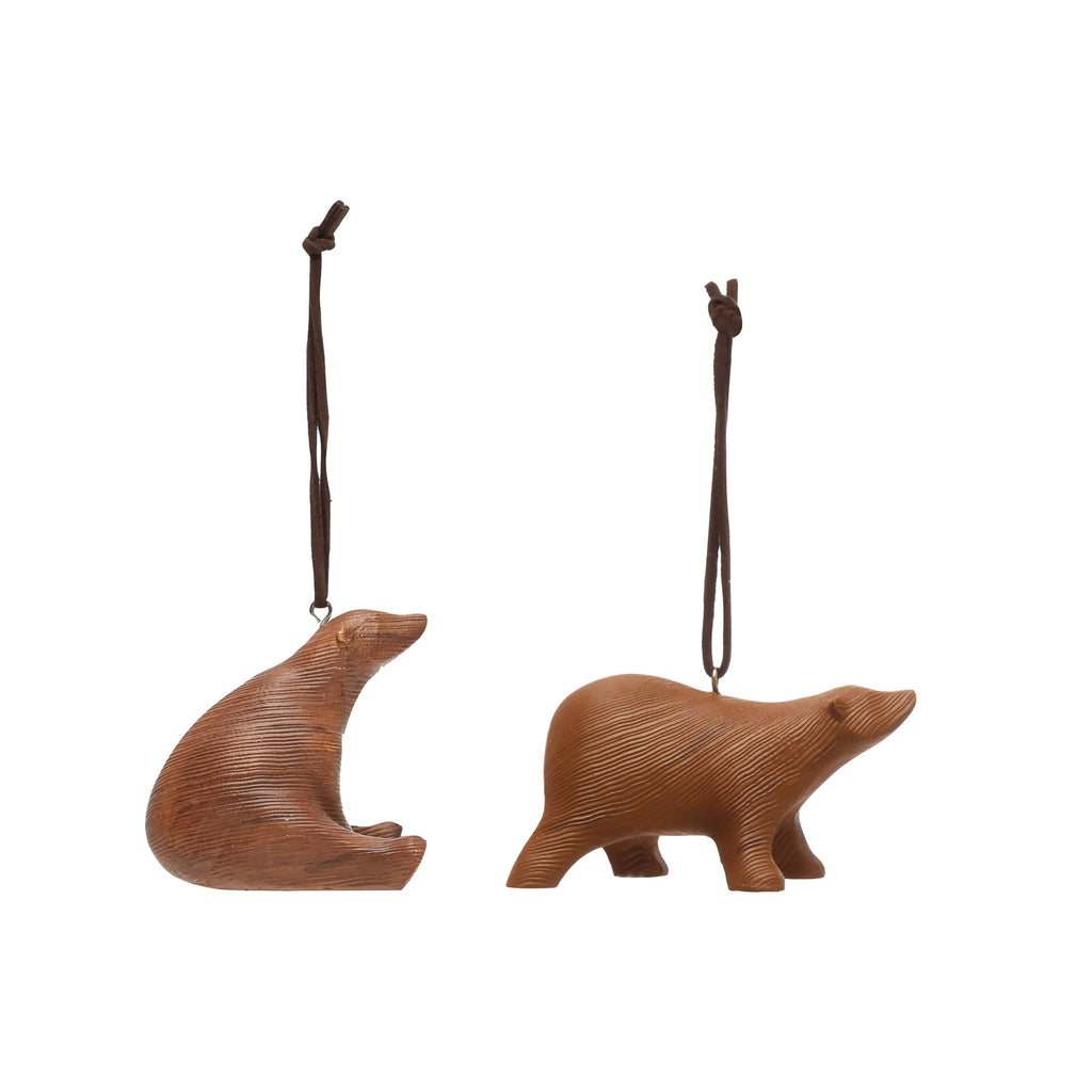 Bear Ornament, 2 Styles