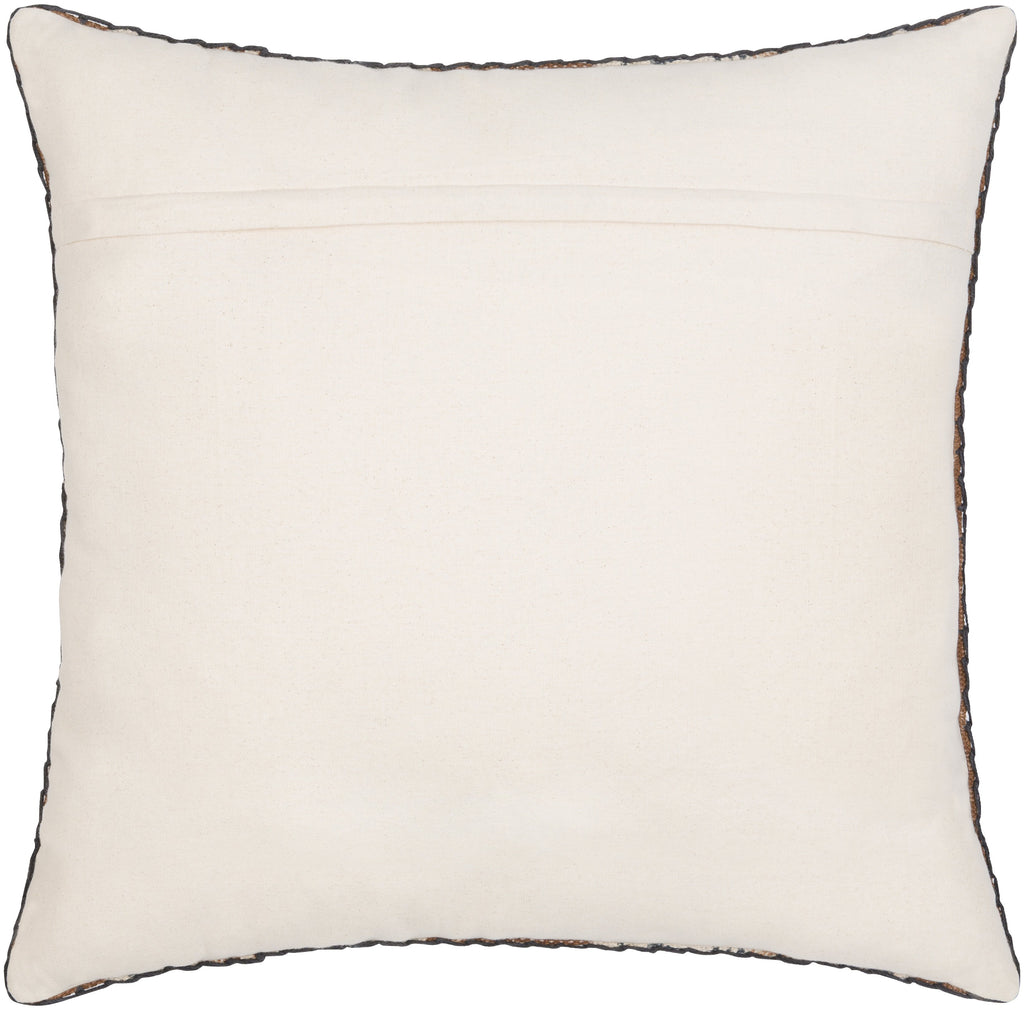 Zendaya ZEN-002 Woven Pillow in Khaki & Burnt Orange by Surya