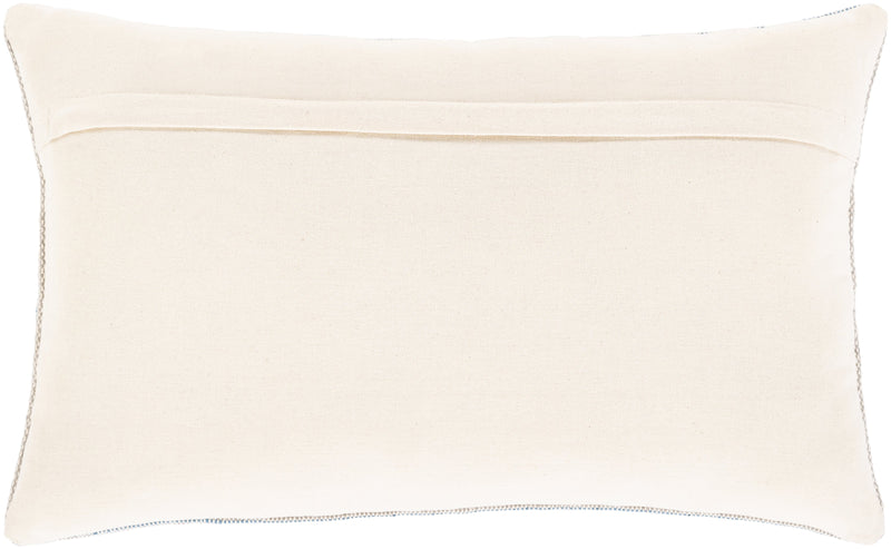 Zakaria ZKA-002 Hand Woven Lumbar Pillow in Light Gray & Ivory by Surya