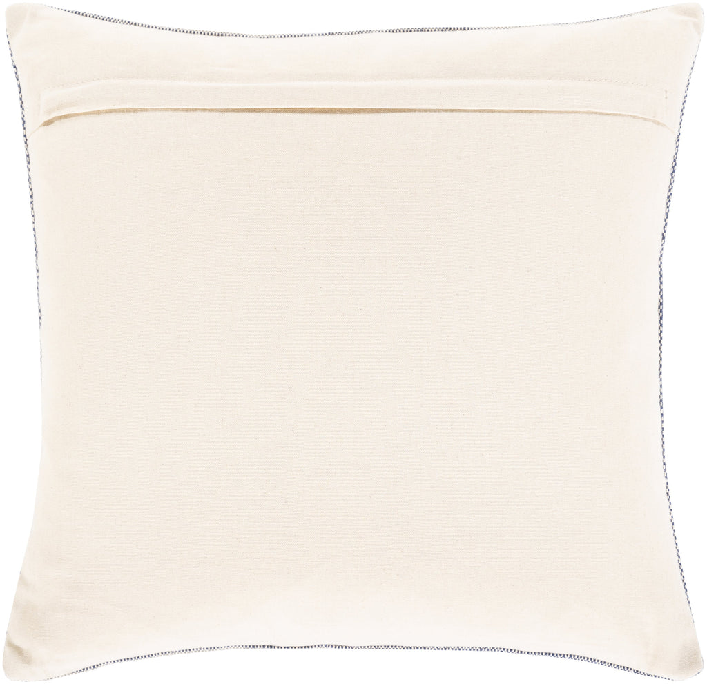 Zakaria ZKA-004 Hand Woven Pillow in Blue & Saffron by Surya