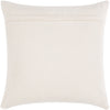 Zavala ZVA-002 Leather Pillow in Cream & Light Grey by Surya