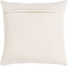 Zavala ZVA-003 Leather Pillow in Cream & Light Grey by Surya