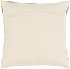 Zoya ZYA-005 Hand Woven Pillow in Cream & Denim by Surya