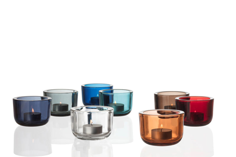 Valkea Tealight Candle Holder in Various Colors design by Harri Koskinen for Iittala